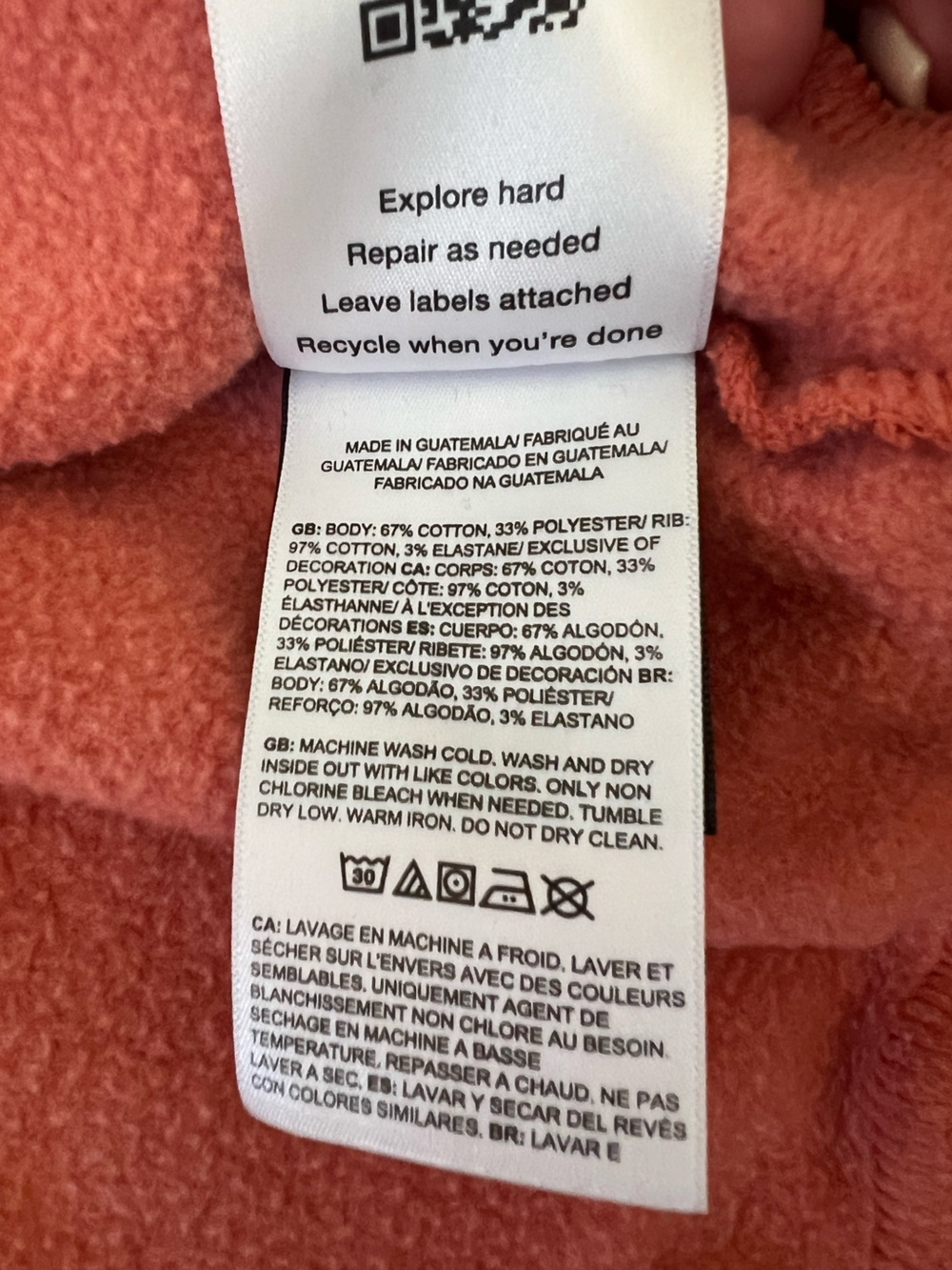 The North Face Womens Half-Zip Fleece Pullover Medium - Picture 3 of 8